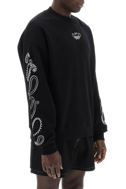 Off-White Arrow Bandana Crewneck Sweat