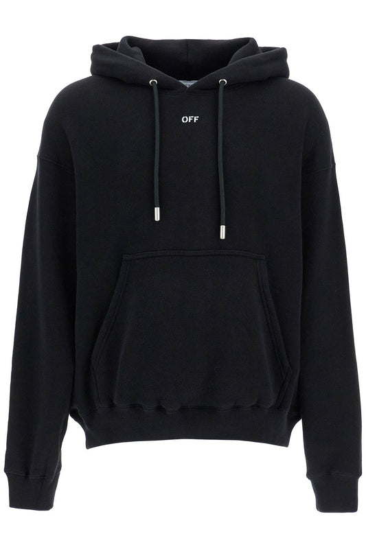 Off-White Hooded Sweatshirt With Off Print