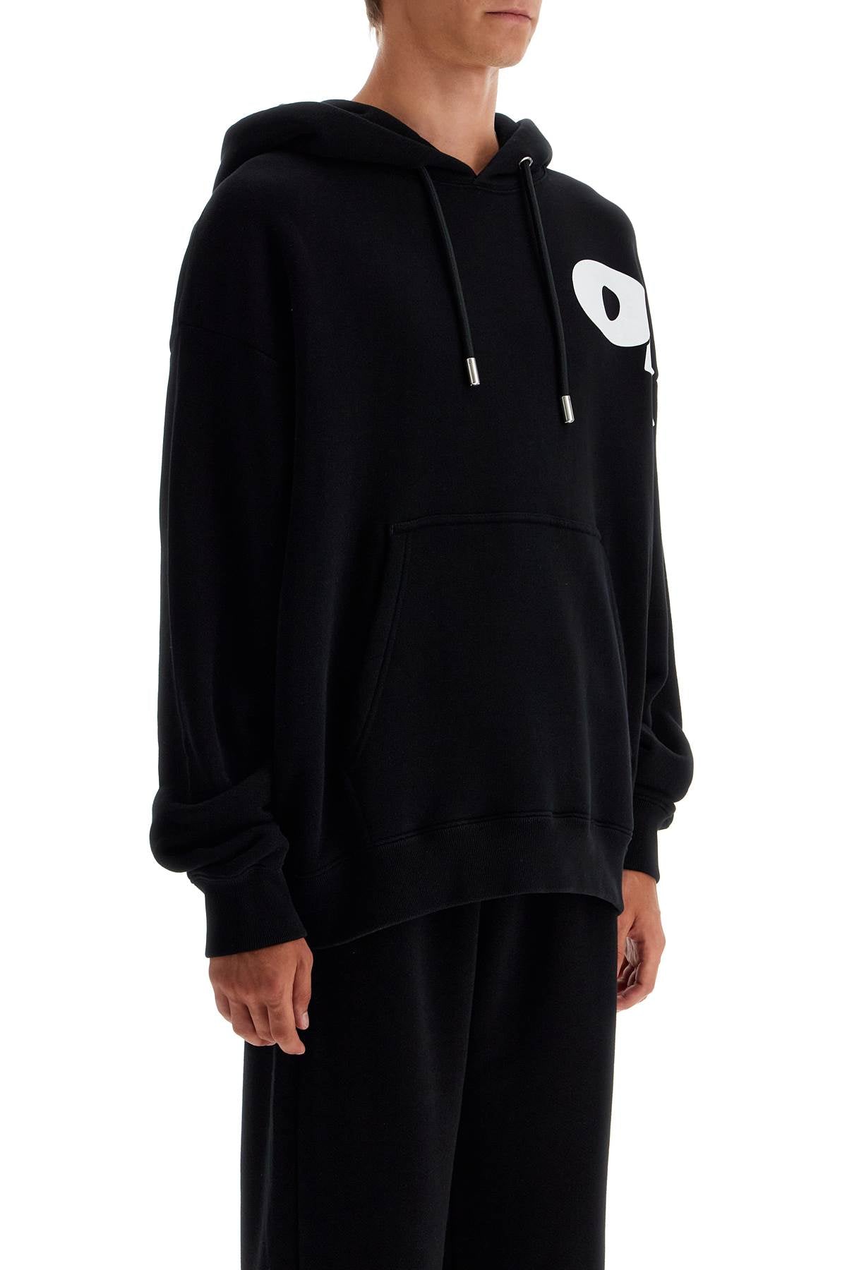 Off-White Hooded Sweatshirt With Shared