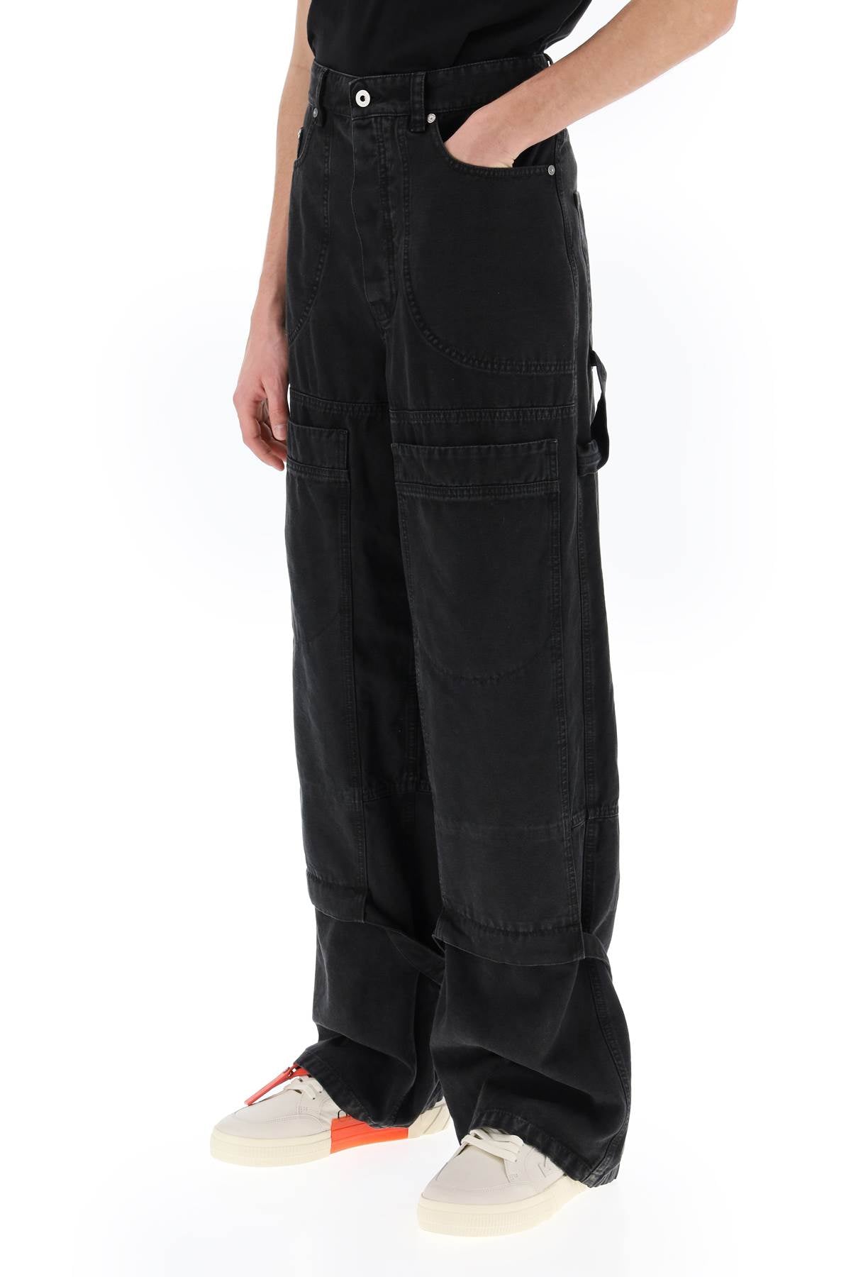 Off-White Wide Leg Cargo Pants