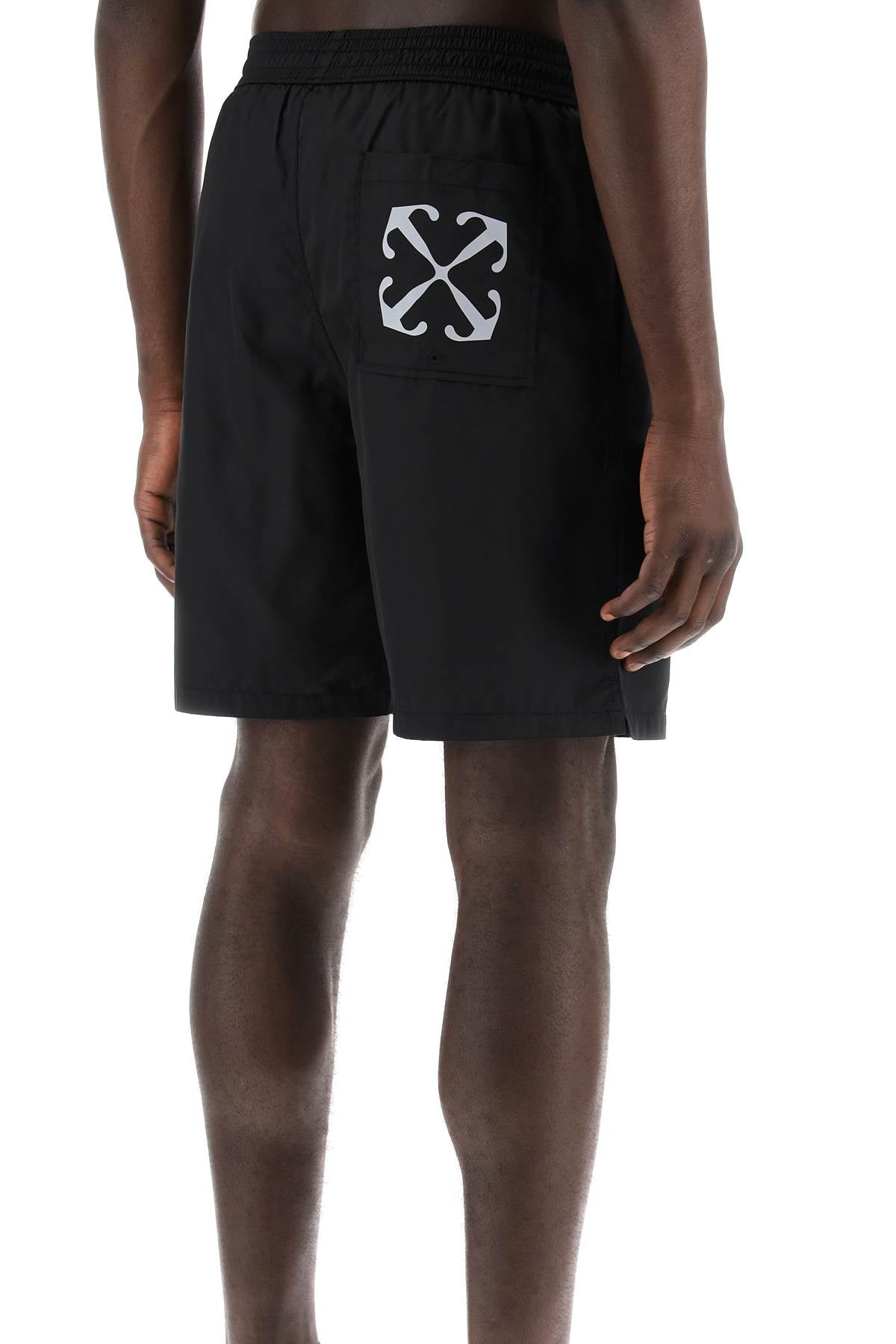 Off-White Surfer Sea Bermuda Shorts