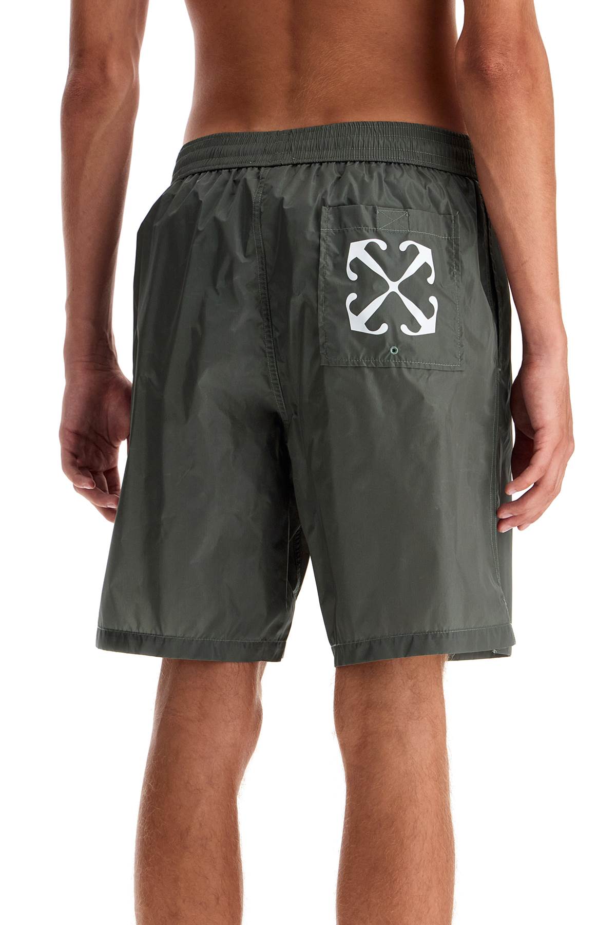 Off-White Surfer Sea Bermuda Shorts