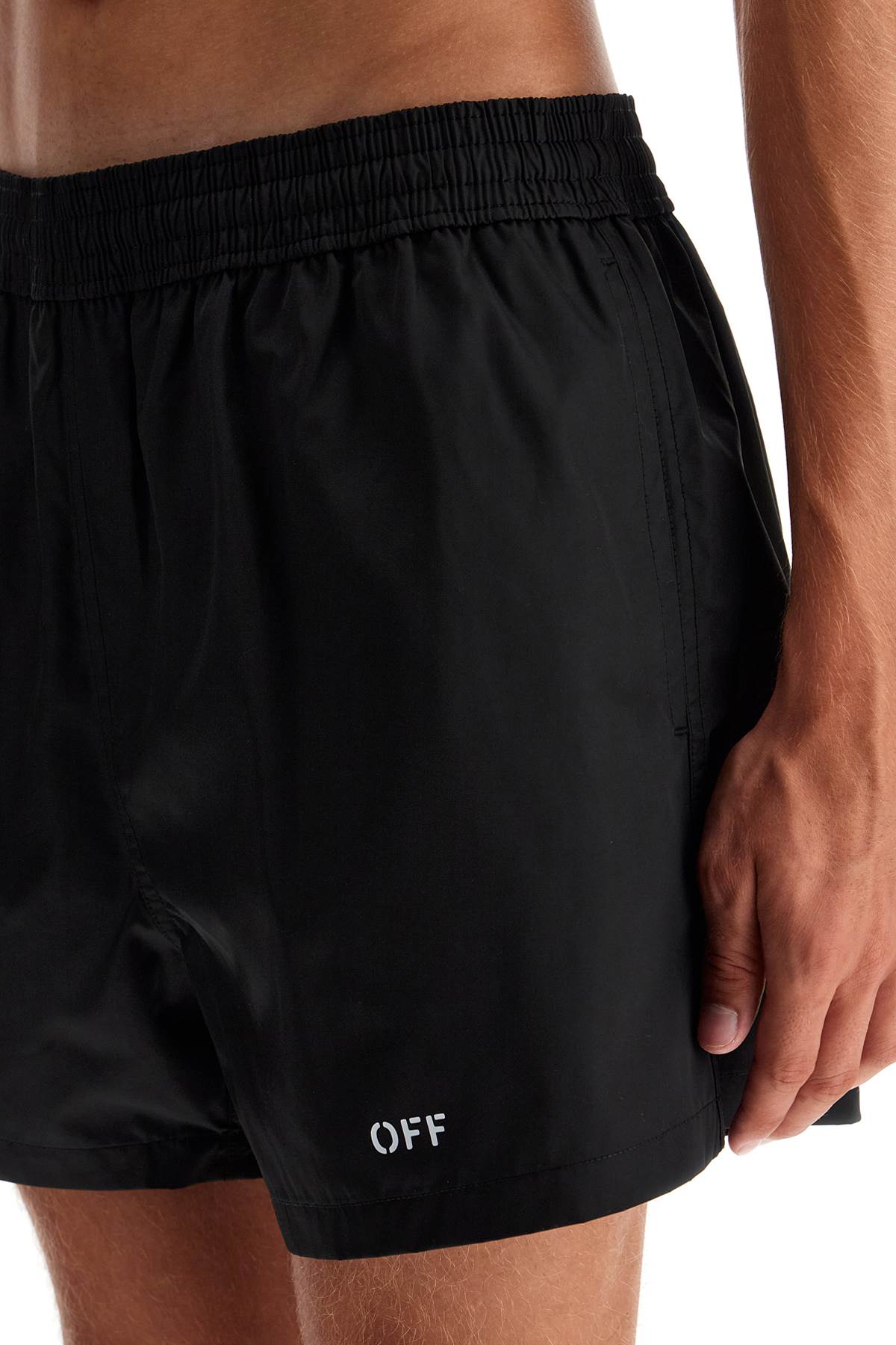 Off-White Surfer Sea Bermuda Shorts