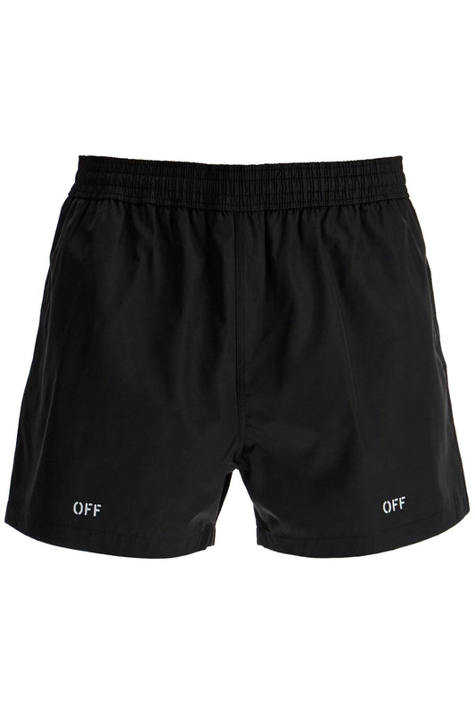 Off-White Surfer Sea Bermuda Shorts