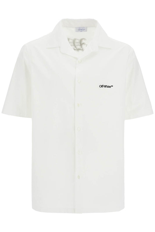 Off-White Short-Sleeved Gothic Arrow Shirt