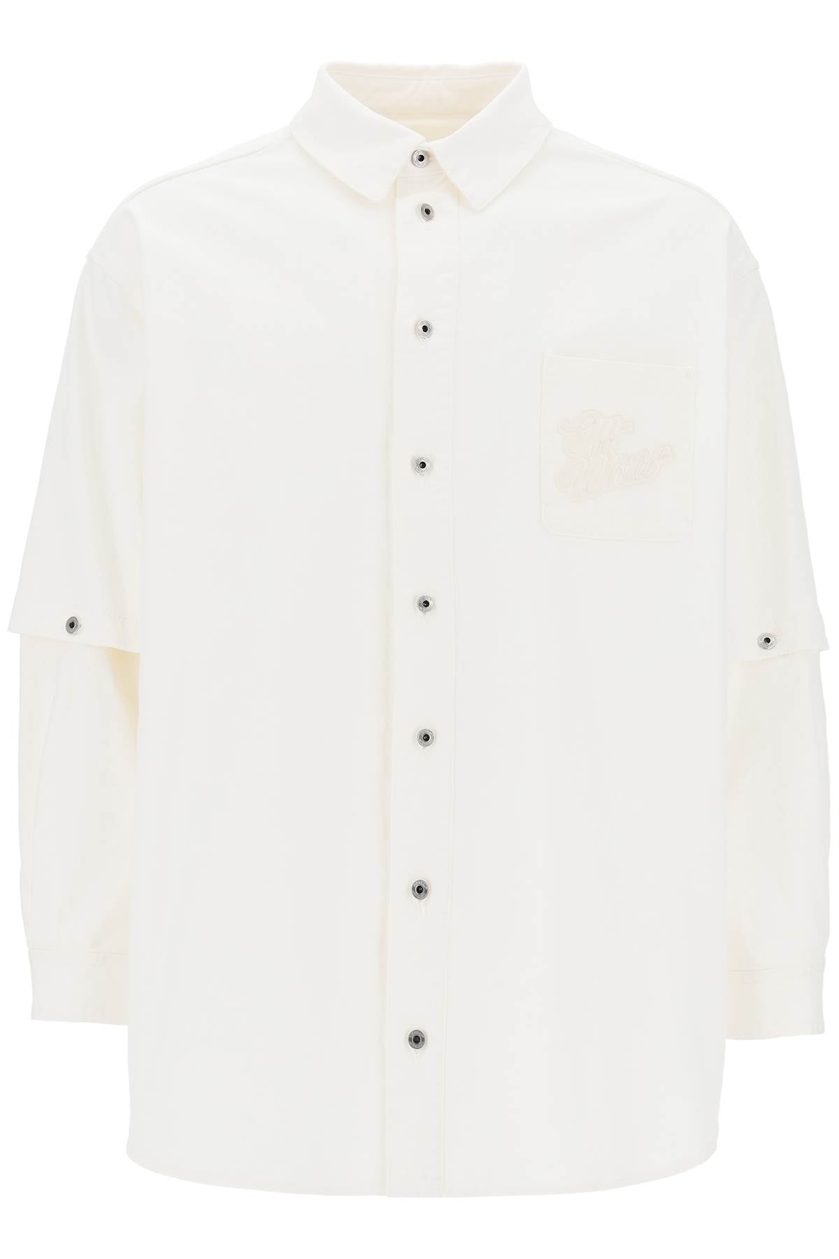 Off-White Convertible Overshirt With 90S