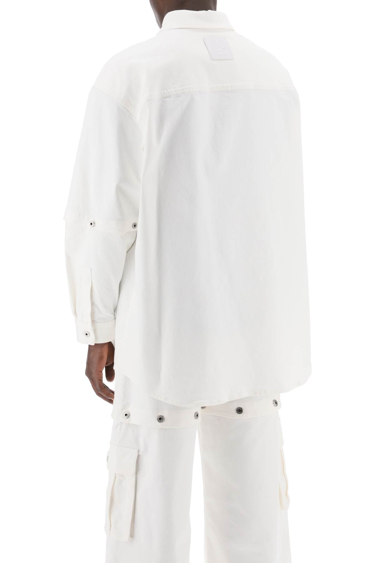 Off-White Convertible Overshirt With 90S