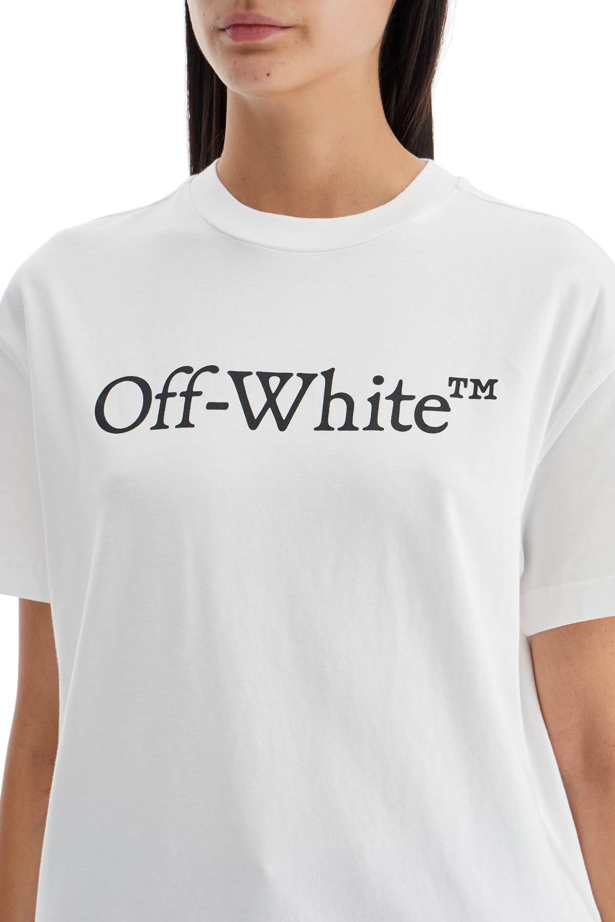 Off-White T-Shirt With Logo Print