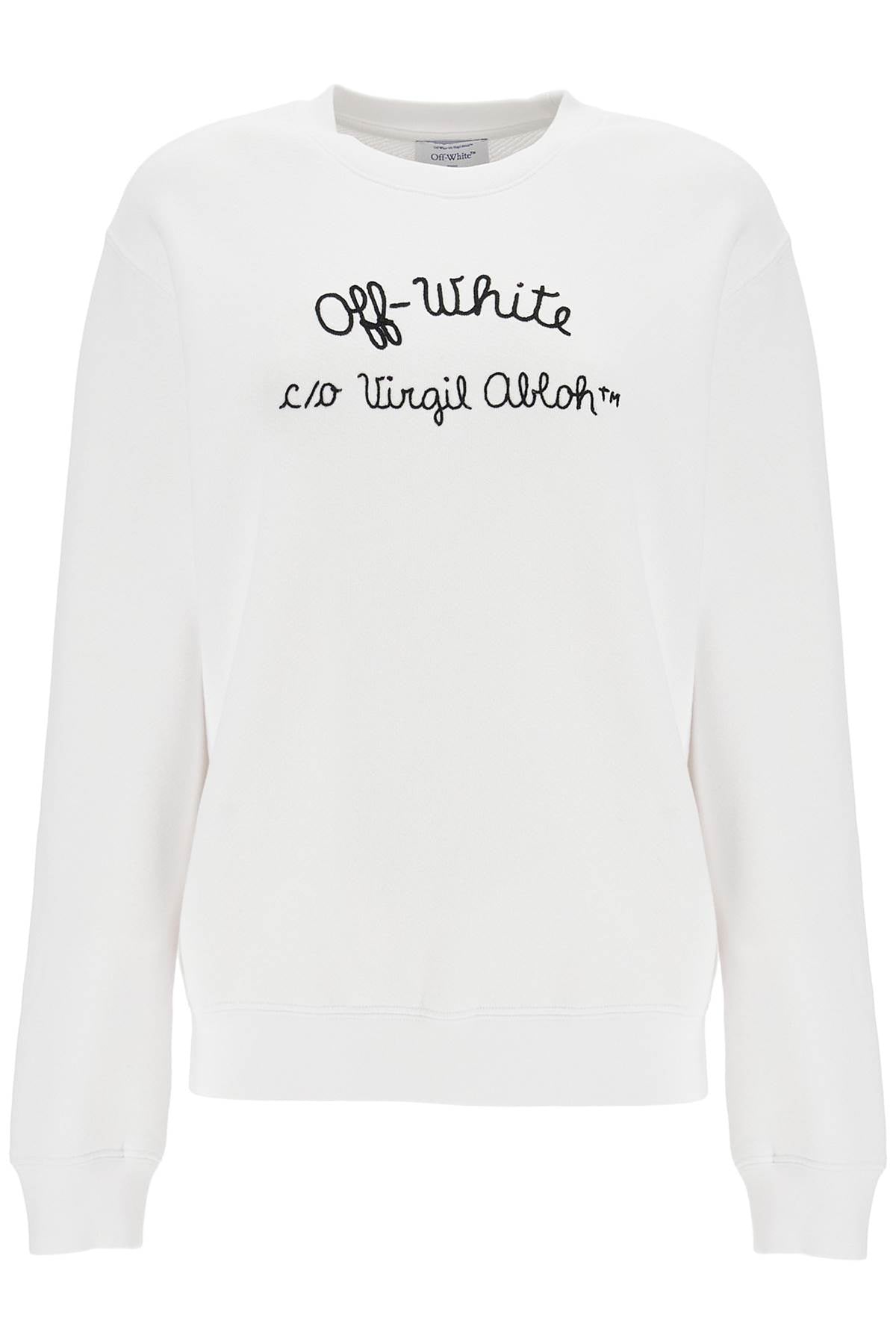 Off-White Crewneck Sweatshirt With