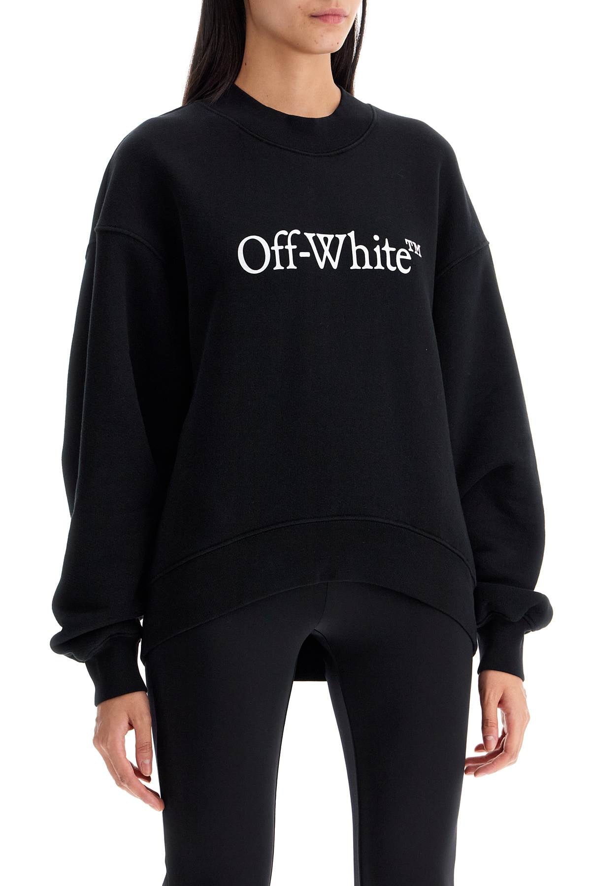 OFF-WHITE Felpa Oversize Con Stampa Logo