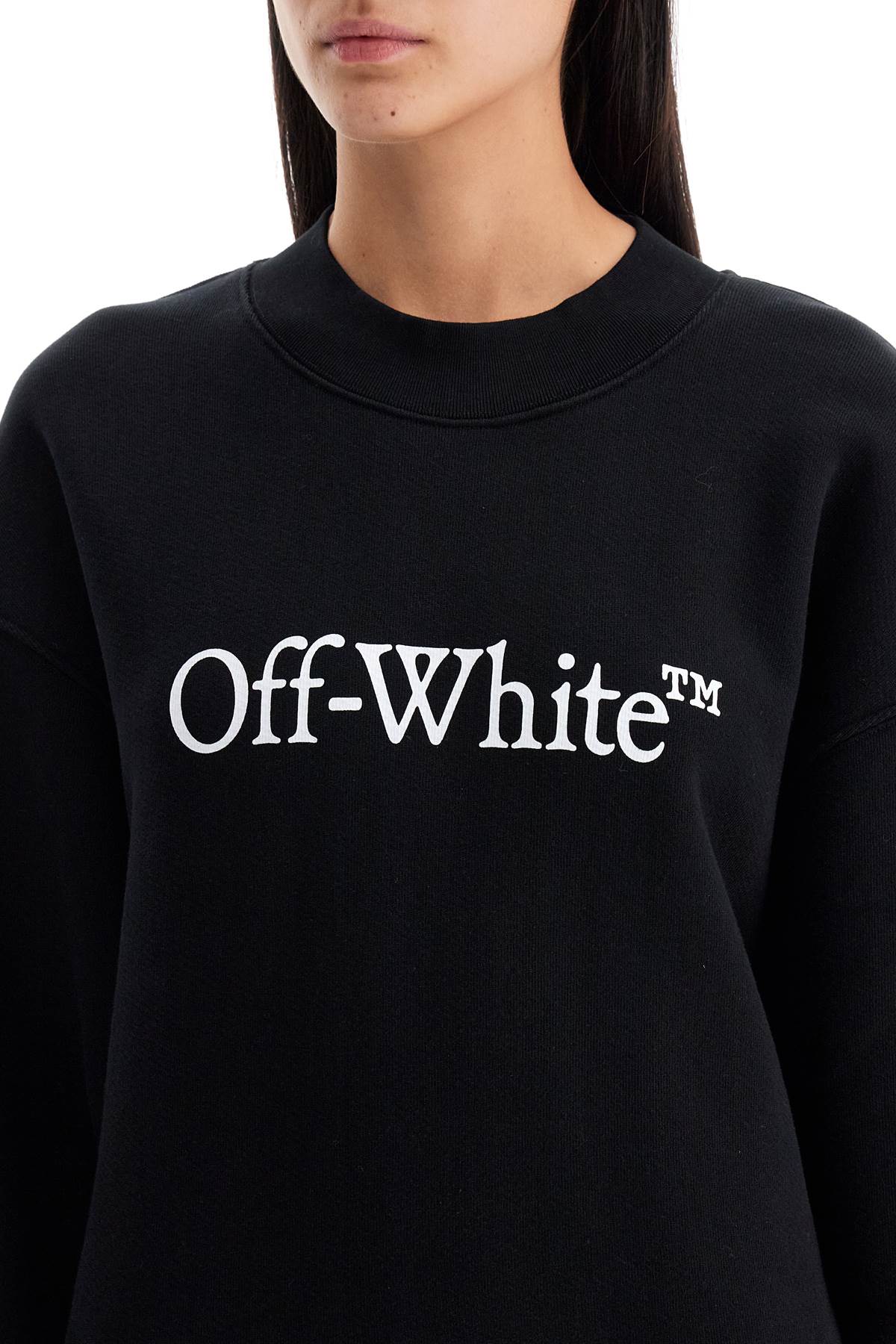 OFF-WHITE Felpa Oversize Con Stampa Logo