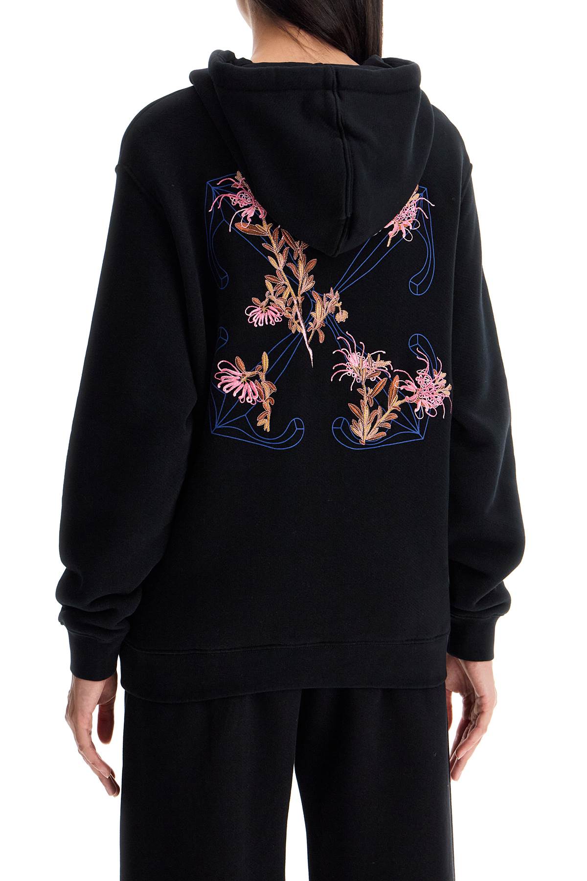 Off-White Pinkflower Arrow Hooded Sweat