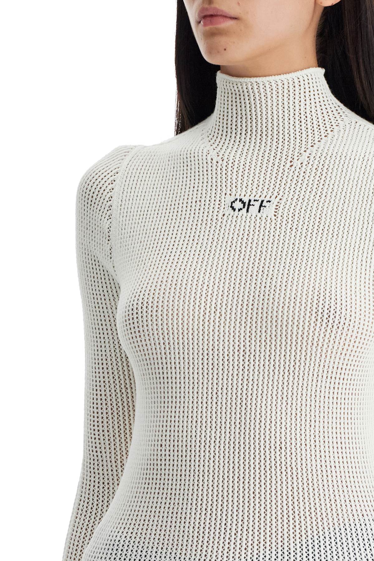 Off-White Off Net High Neck Top