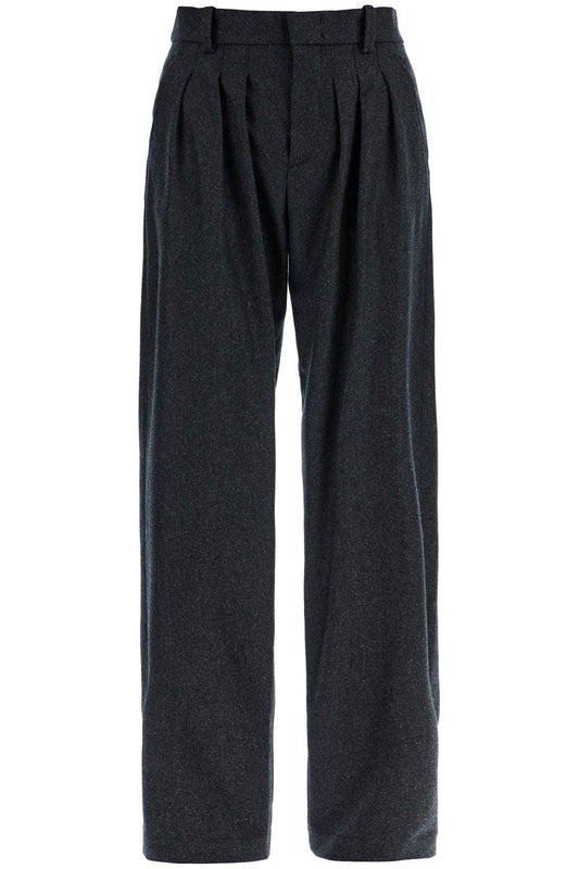 ISABEL MARANT Pantaloni Casile In Flanella Di Lana