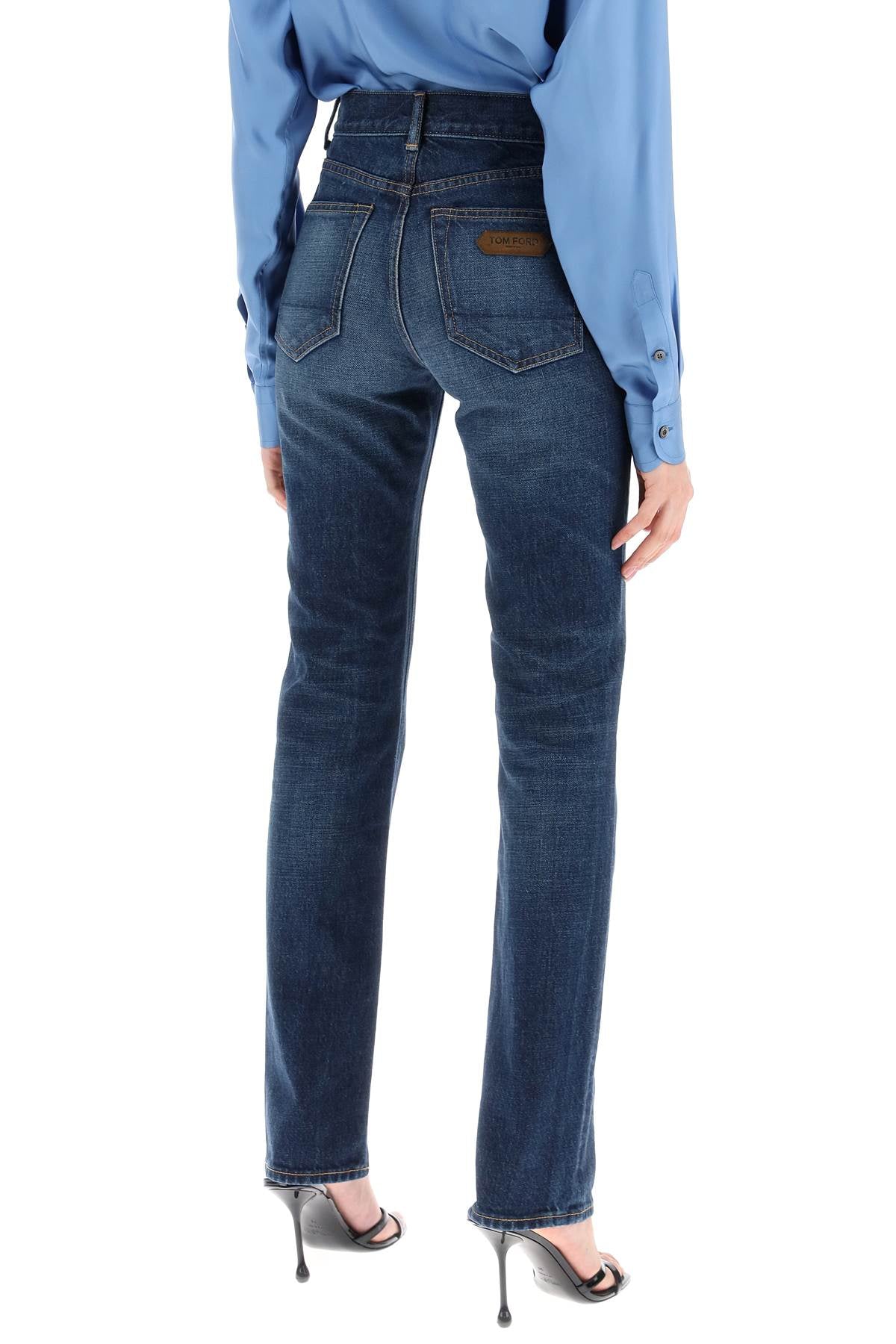 TOM FORD Jeans Con Lavaggio Stone Wash