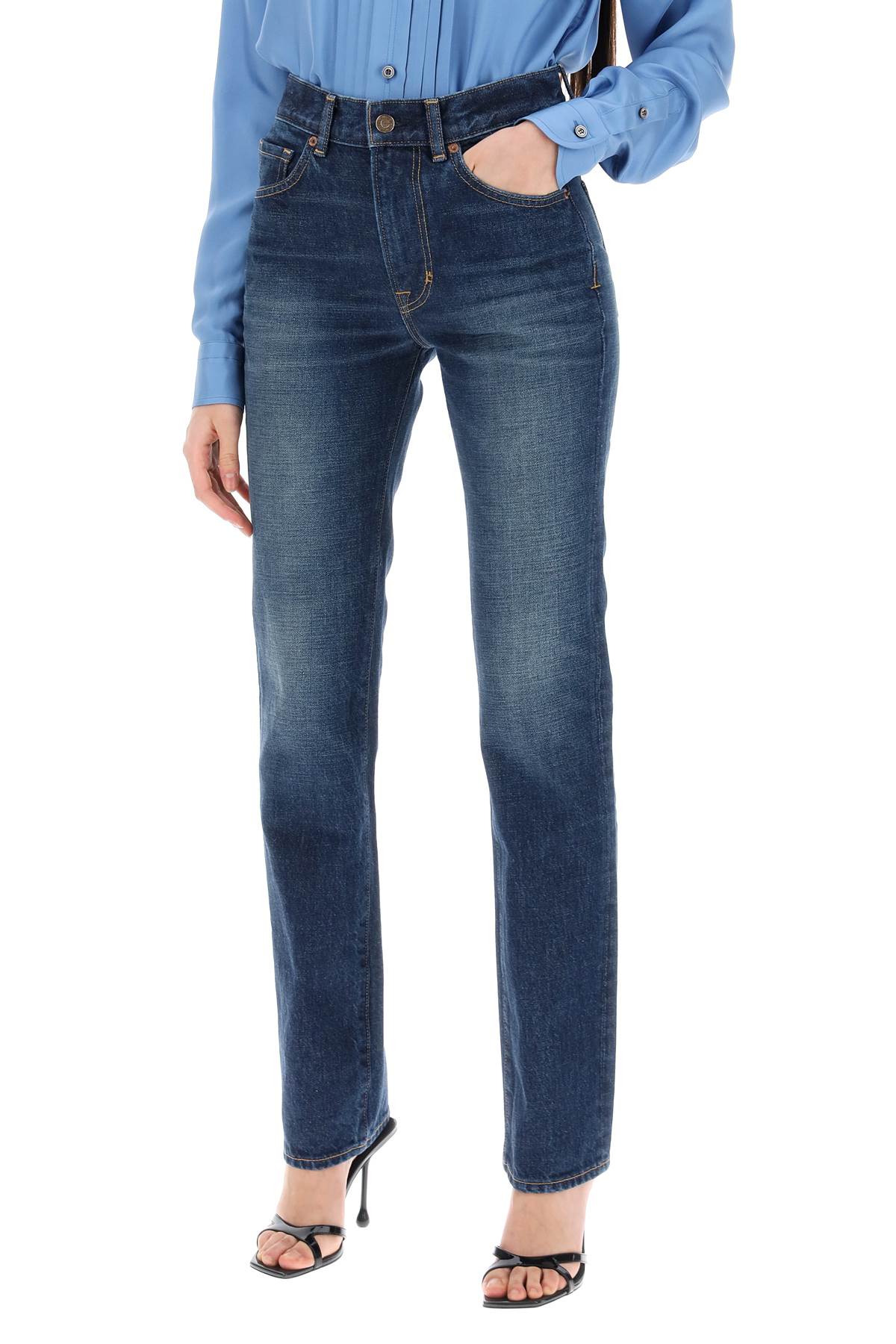 TOM FORD Jeans Con Lavaggio Stone Wash