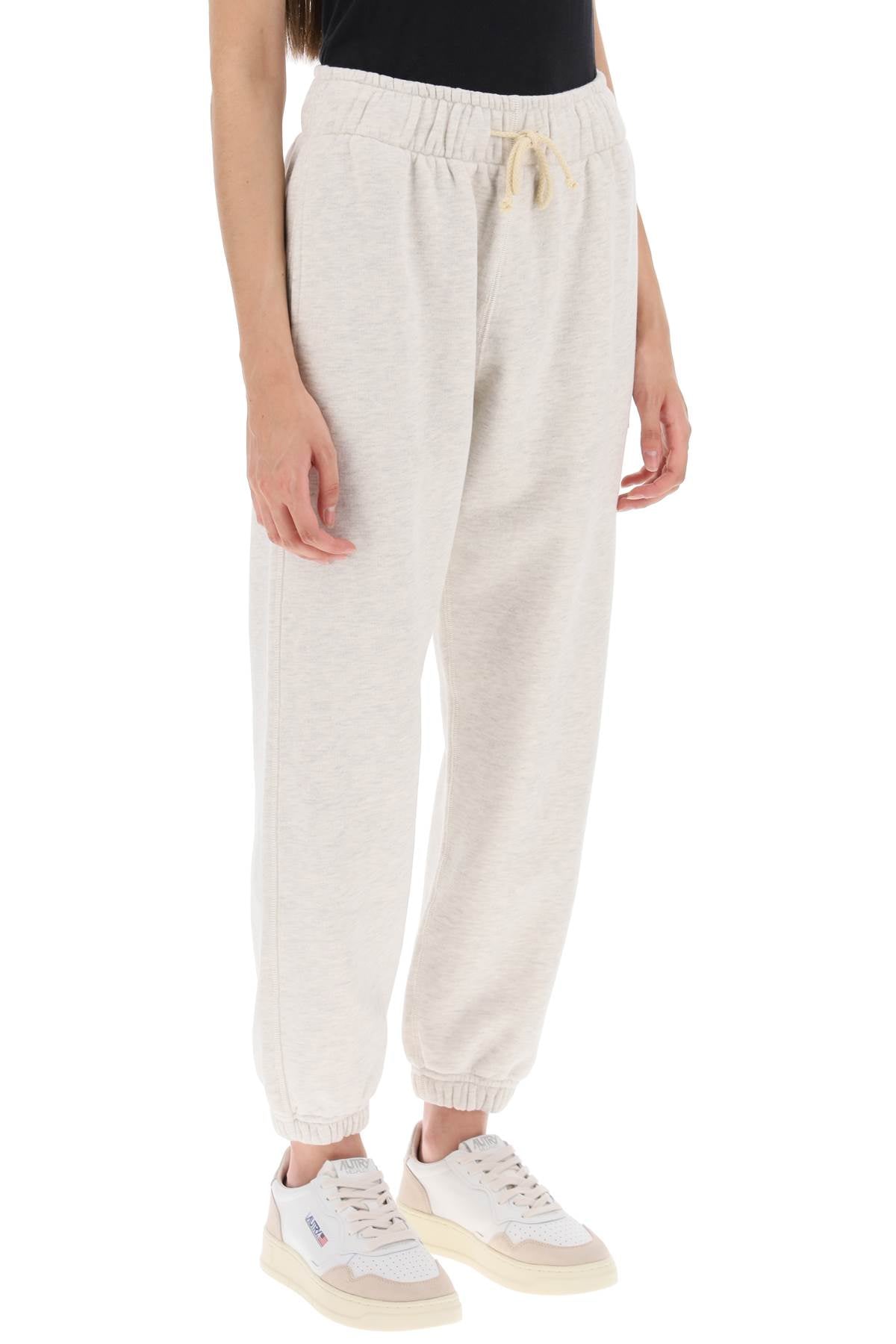 Autry Melange Sweatpants With Logo Patch