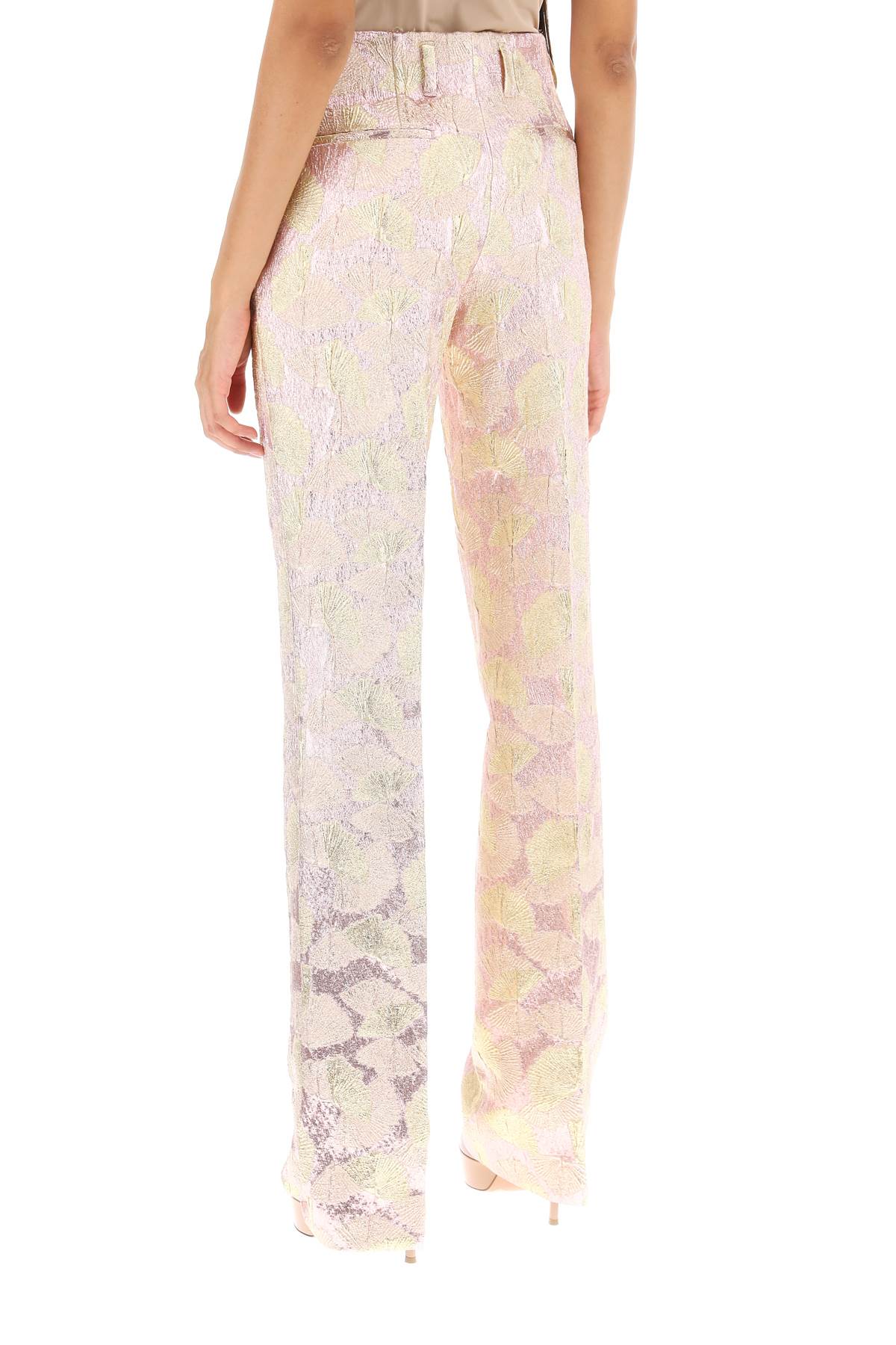 Dries Van Noten Parchia Bis Metallic Jacquard Pants