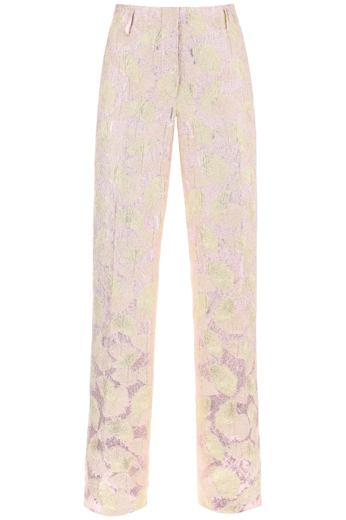 Dries Van Noten Parchia Bis Metallic Jacquard Pants