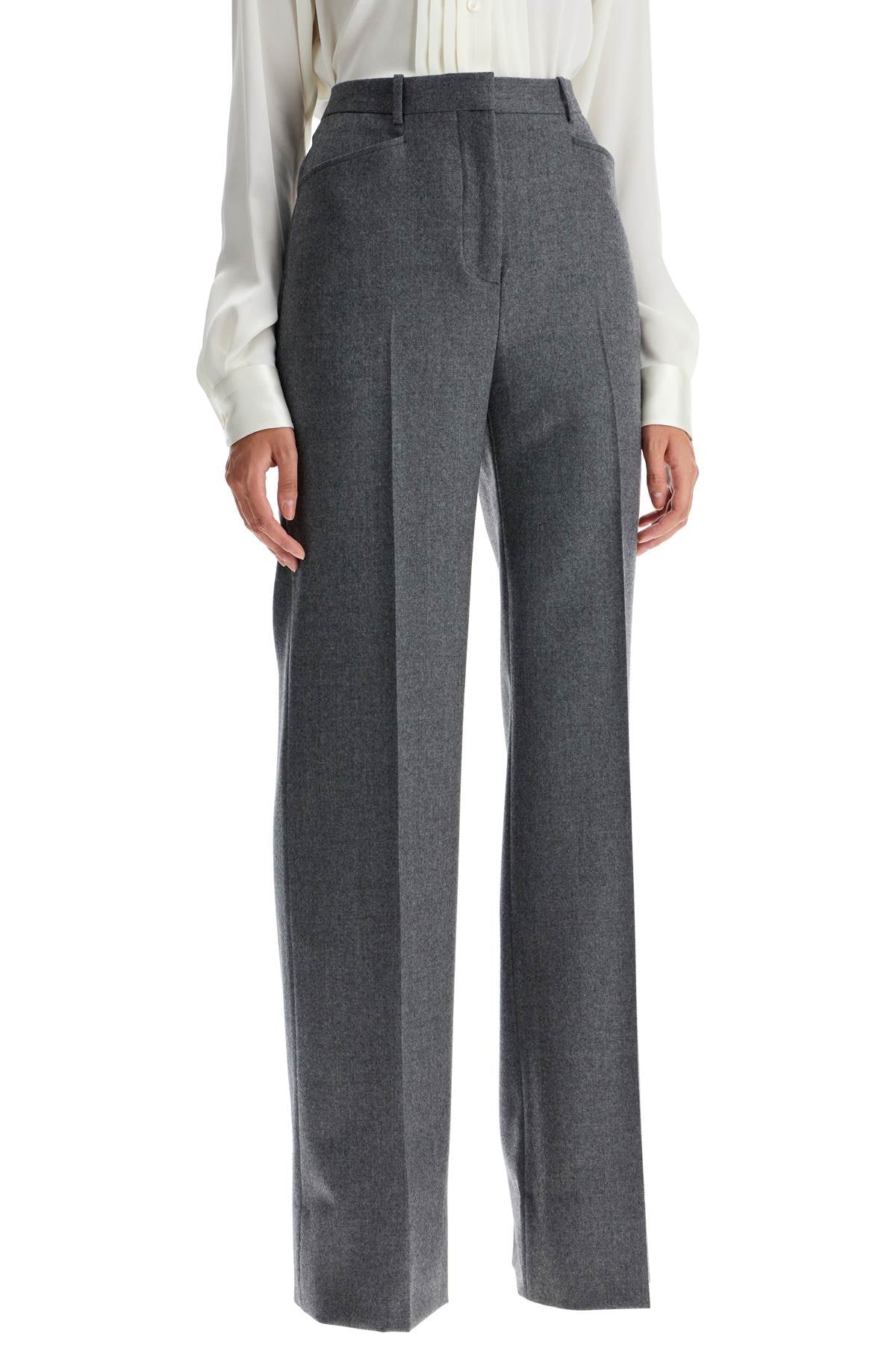 Tom Ford Flannel Bootcut Pants In