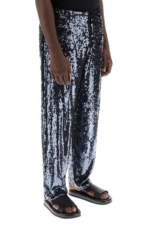 Dries Van Noten Penny Long Sequin Pants