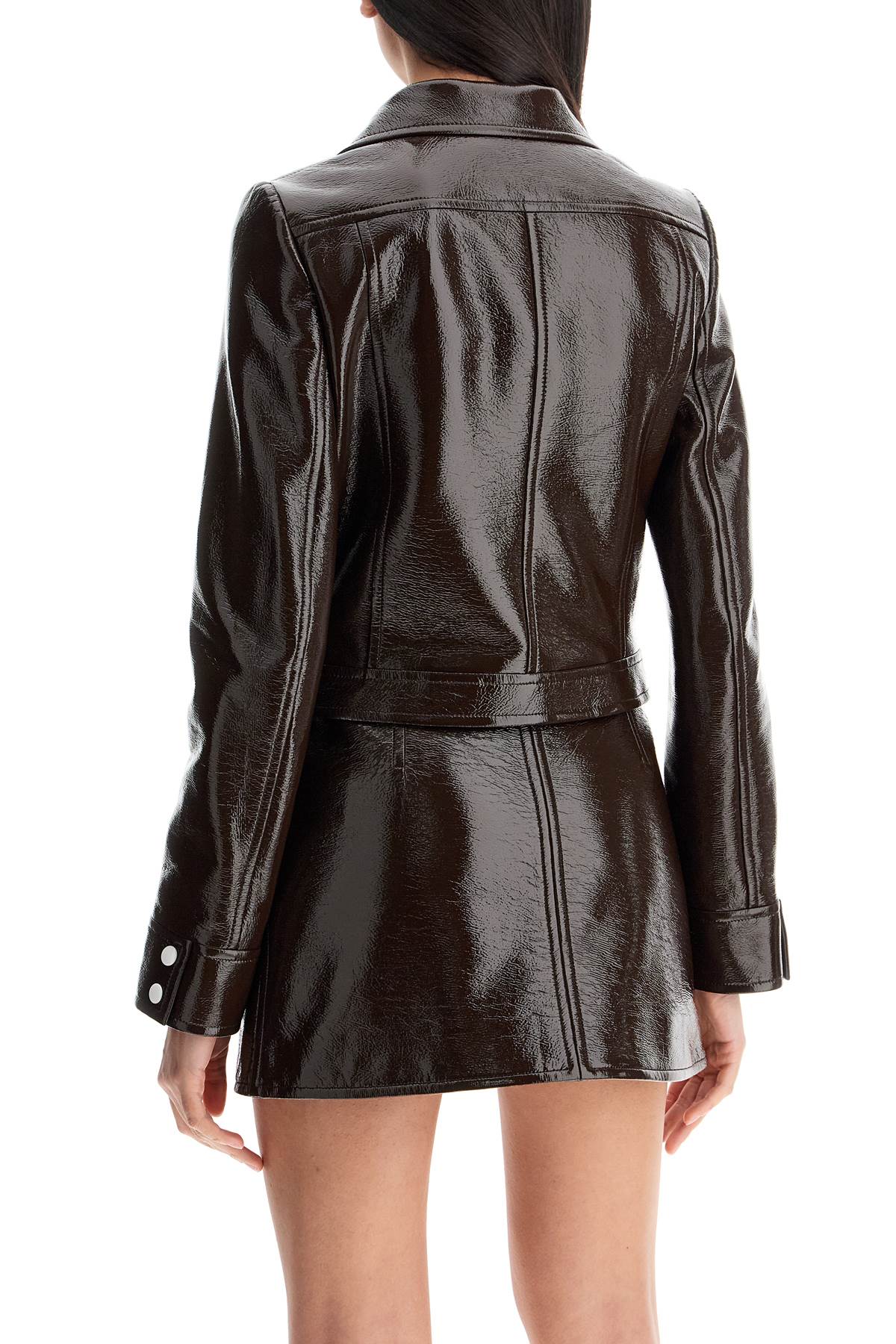 Courreges Re-Edition Vinyl Effect Jacket