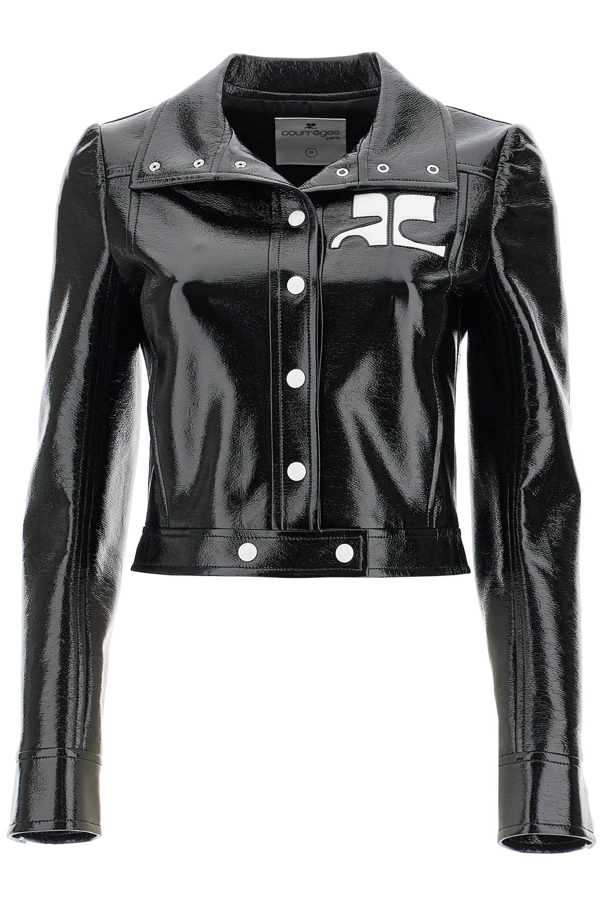 Courreges Re-Edition Vinyl Effect Jacket