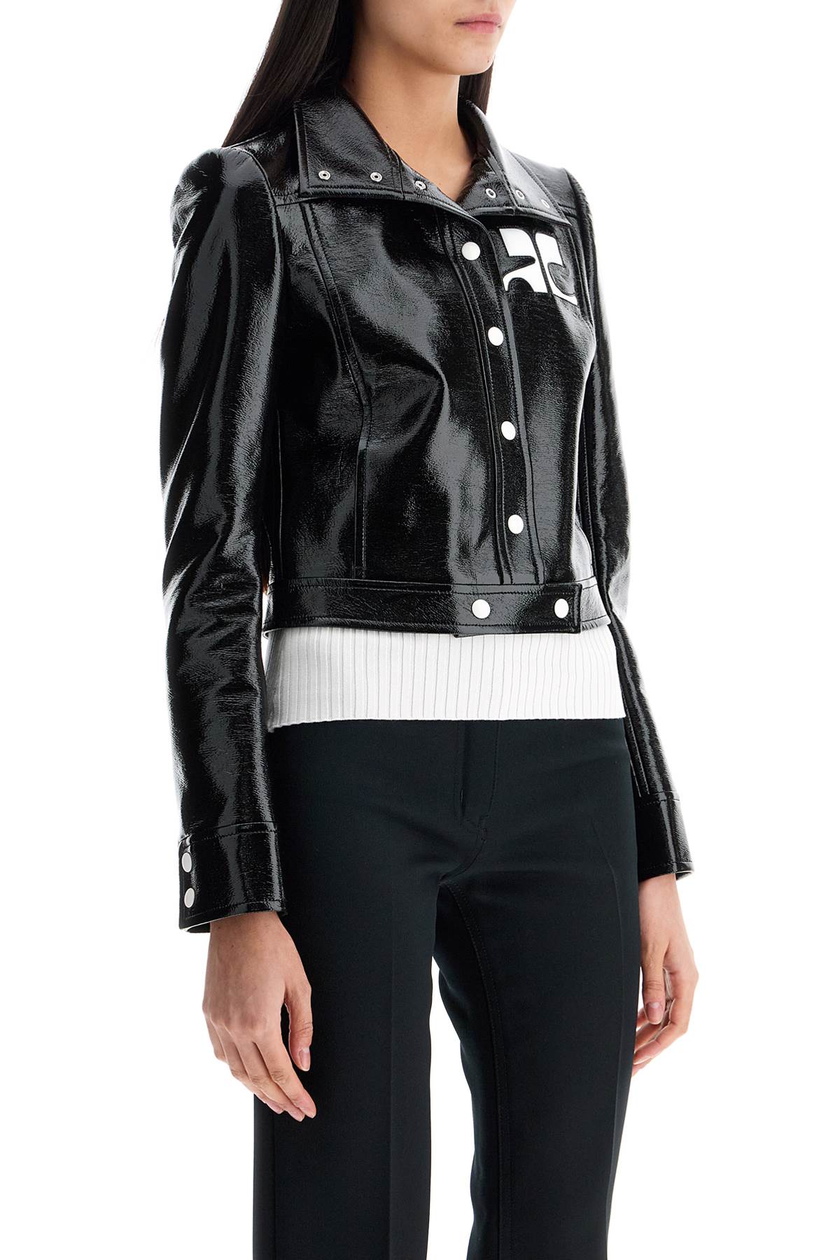 Courreges Re-Edition Vinyl Effect Jacket