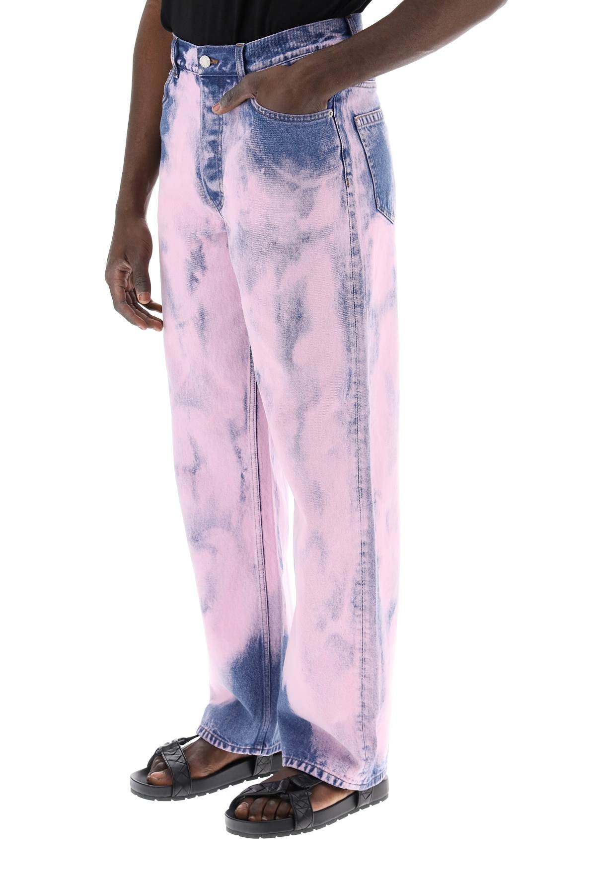 Dries Van Noten Straight Tie-Dye Jeans