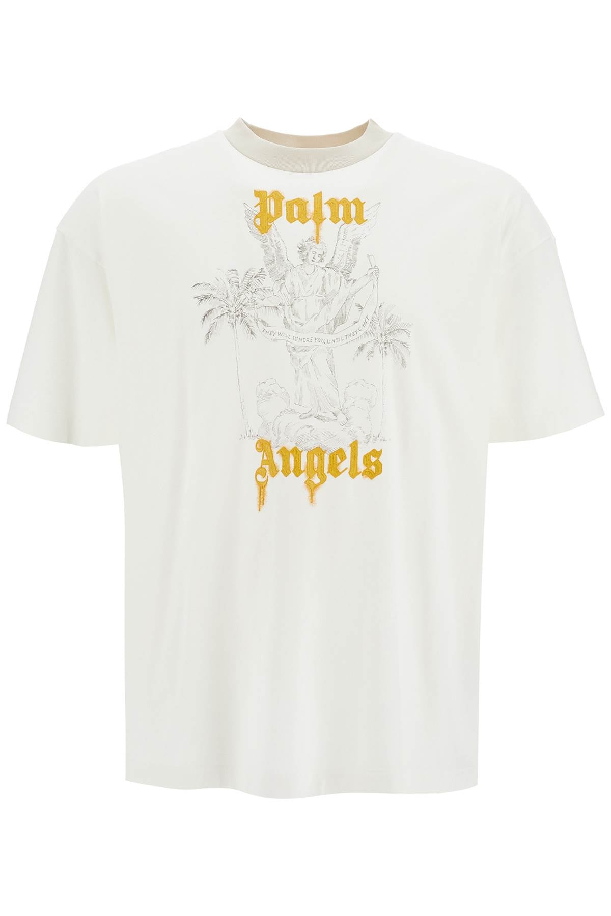 PALM ANGELS T-Shirt Oversize Stampa Pencil