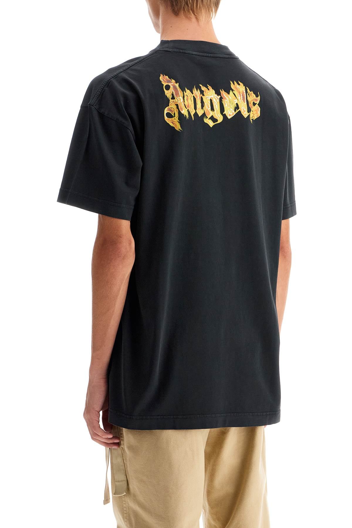 Palm Angels Burning Logo T-Shirt