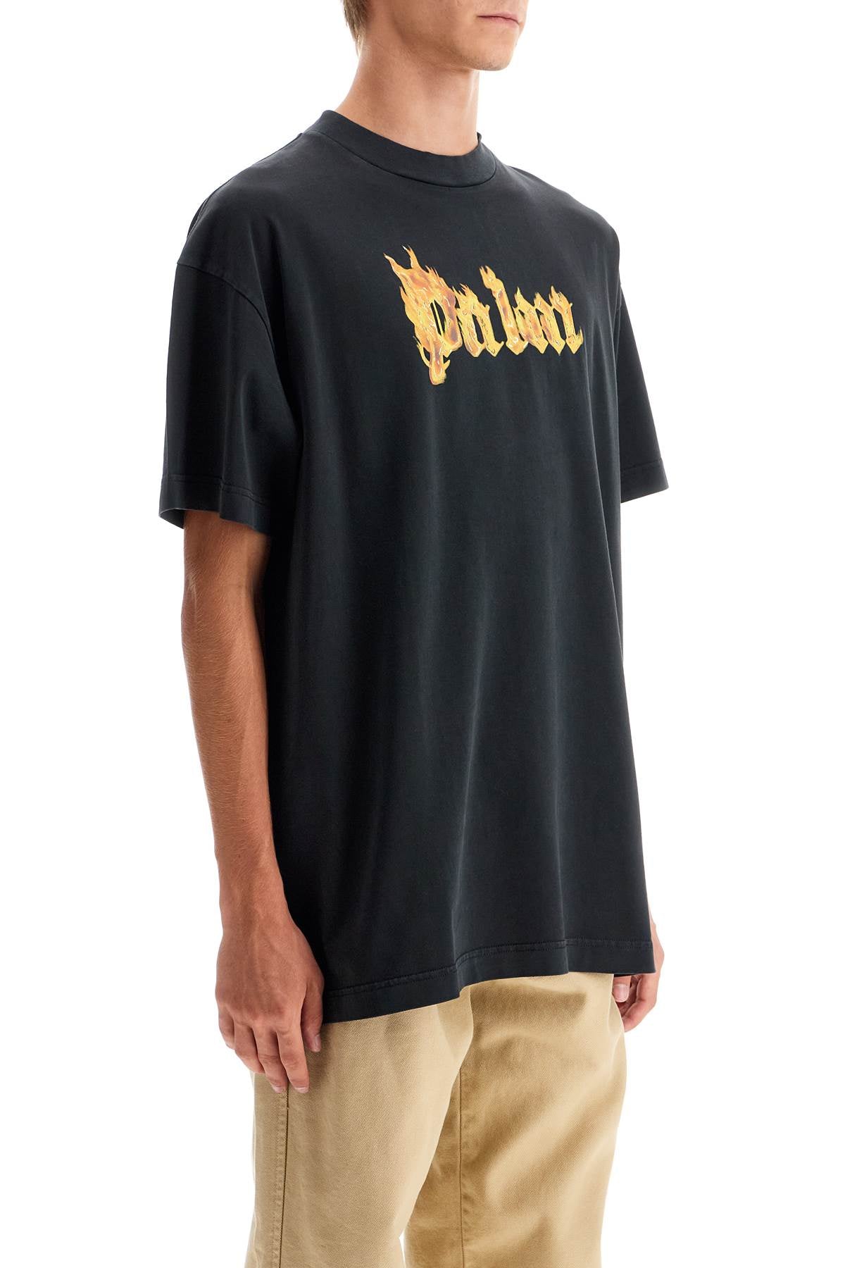 Palm Angels Burning Logo T-Shirt