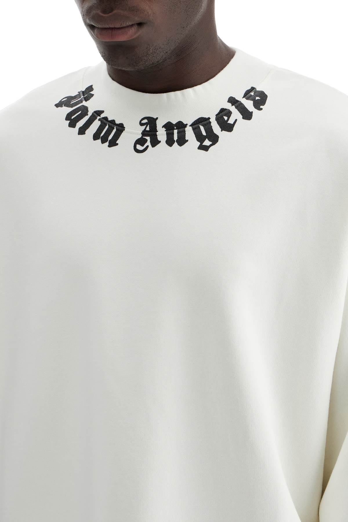 Palm Angels Crewneck Sweatshirt With Logo