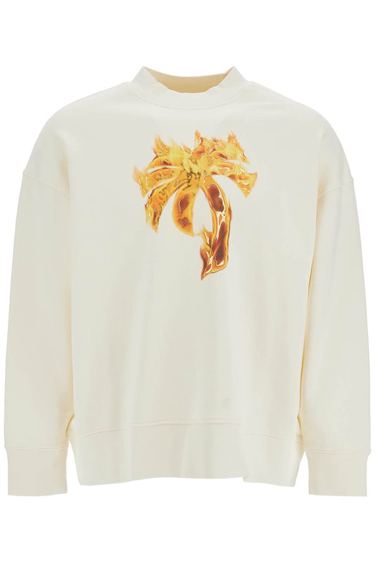 Palm Angels Burning Palm Oversized Sweat