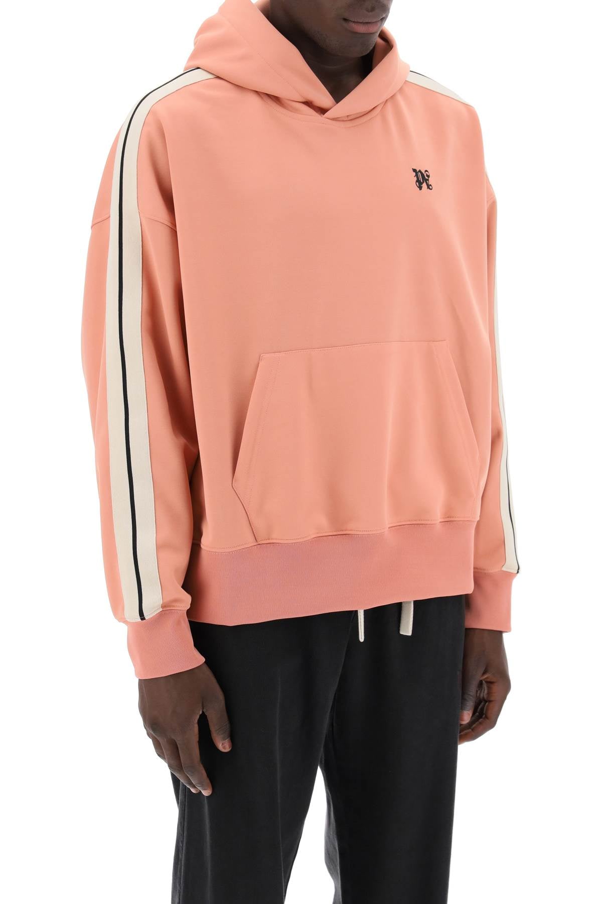 Palm Angels Track Sweatshirt With Contrasting Bands