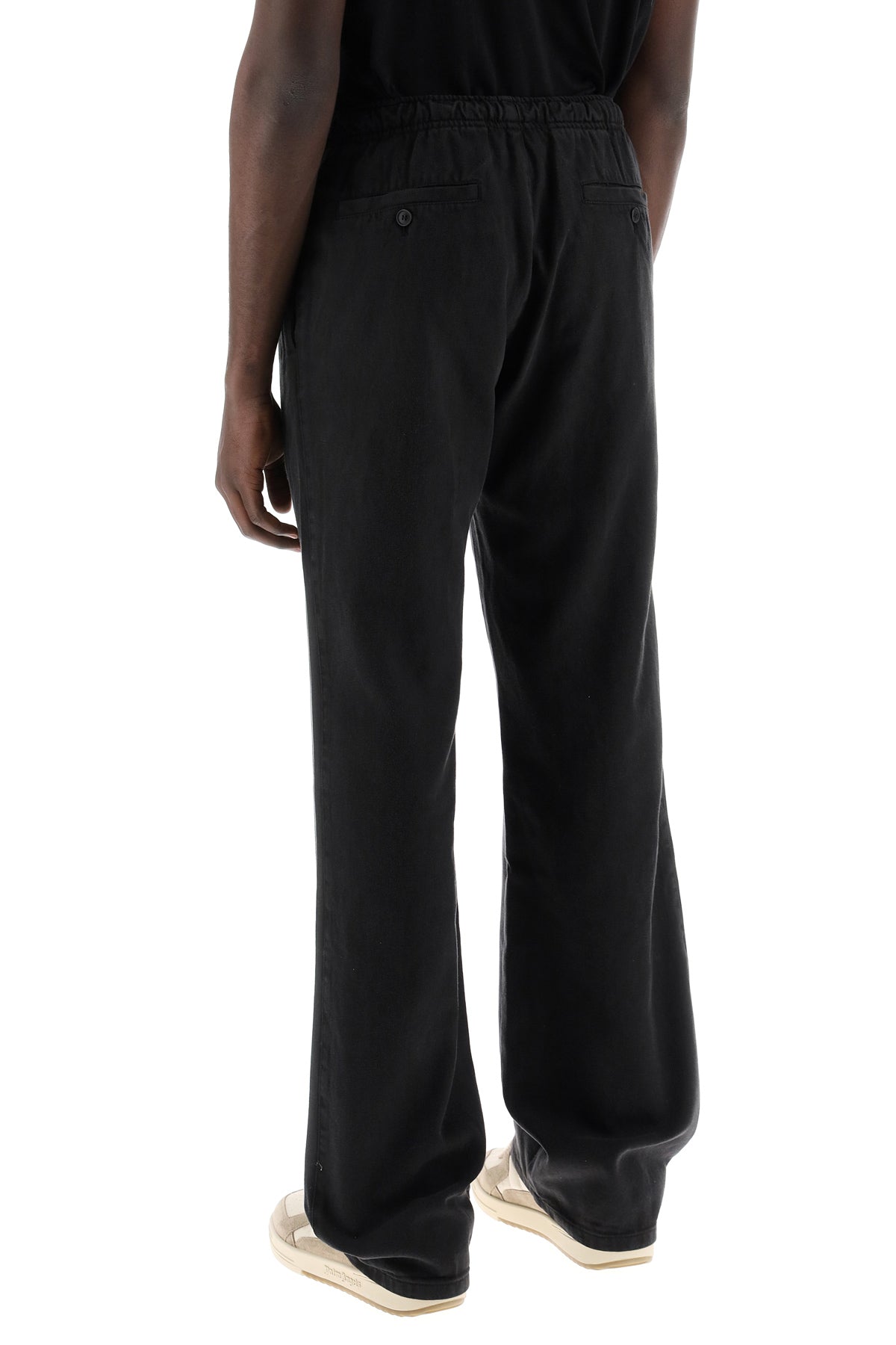 Palm Angels Wide-Legged Travel Pants For Comfortable