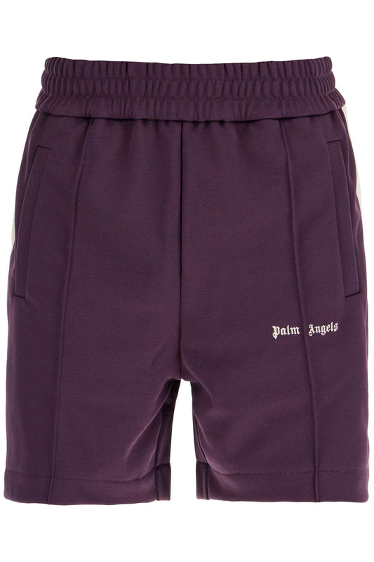 Palm Angels Contrast Band Track Bermuda Shorts With