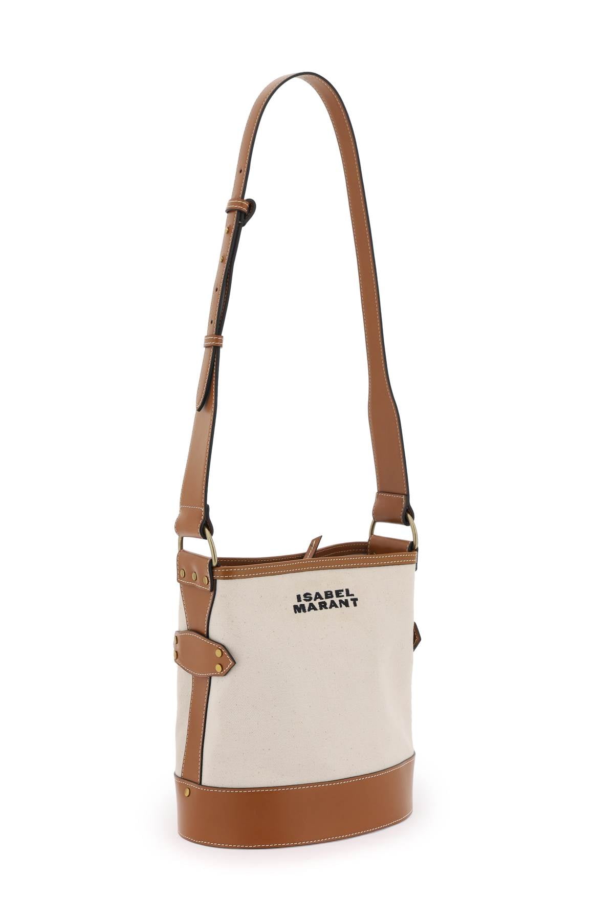 Isabel Marant Samara Cotton Canvas Shoulder Bag