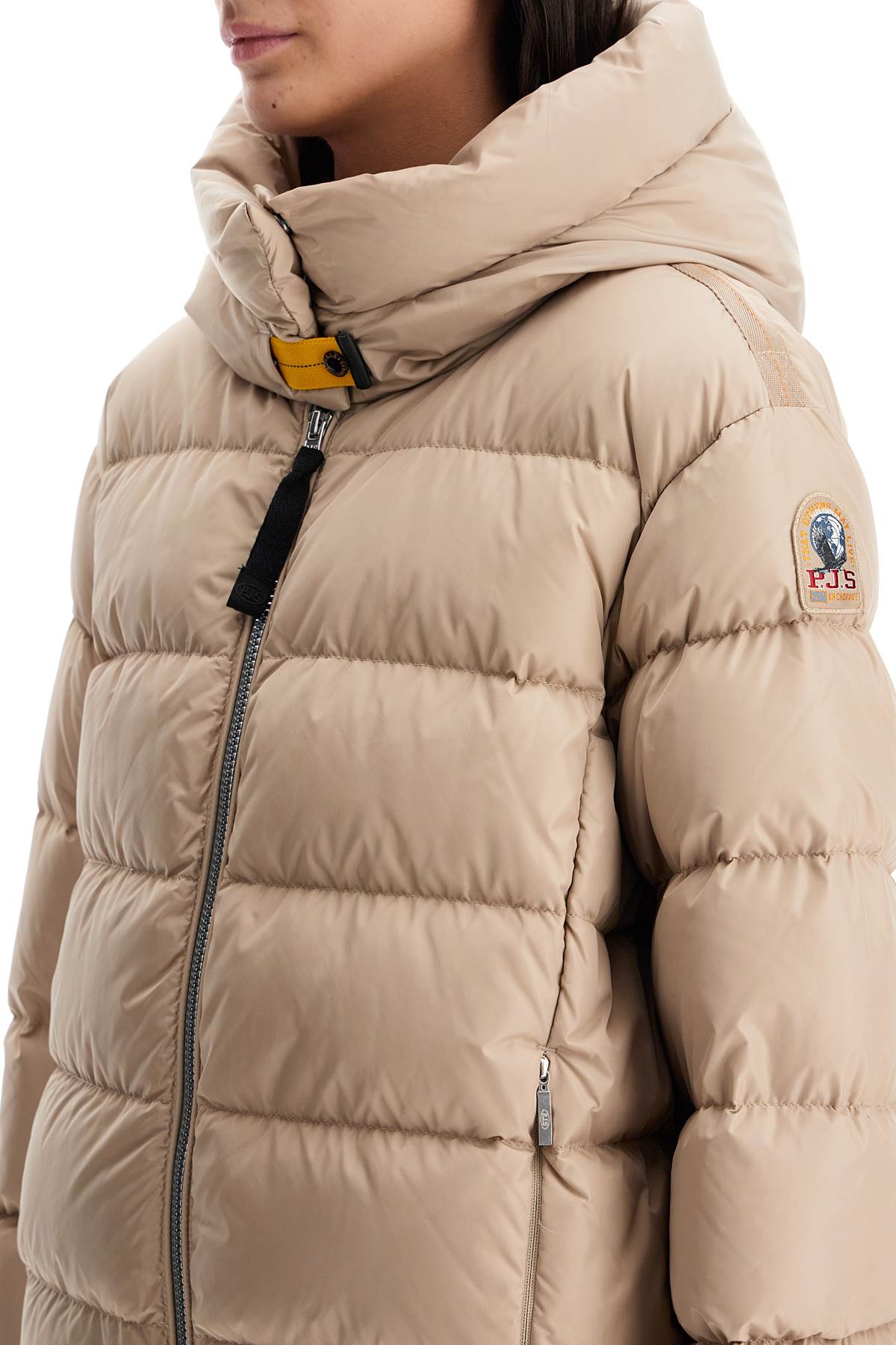 Parajumpers Short Down Jacket With Hood Jinny