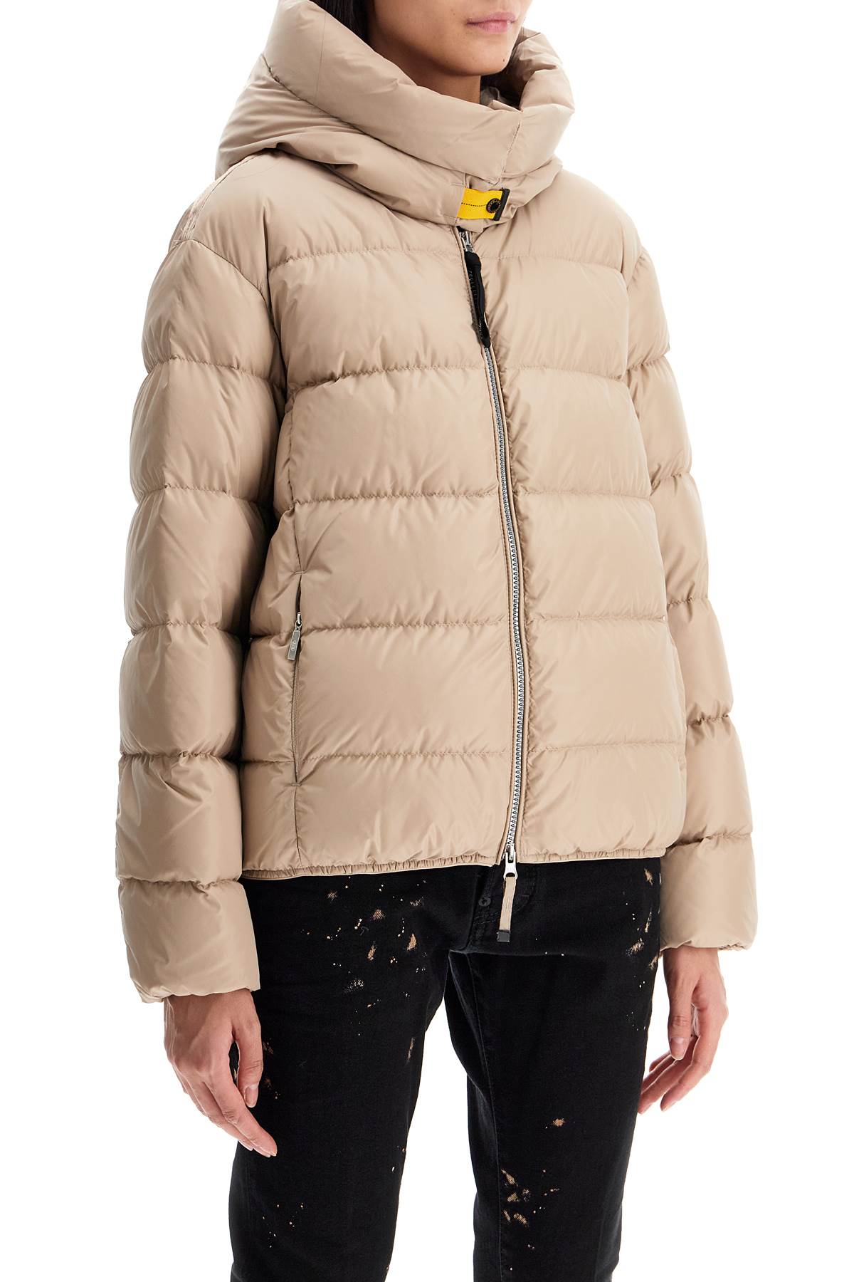 Parajumpers Short Down Jacket With Hood Jinny