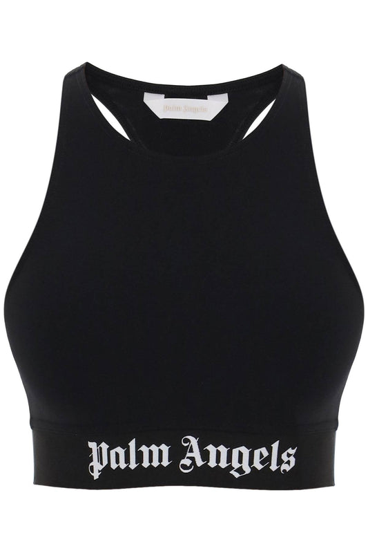 Palm Angels Sport Bra With Branded Band