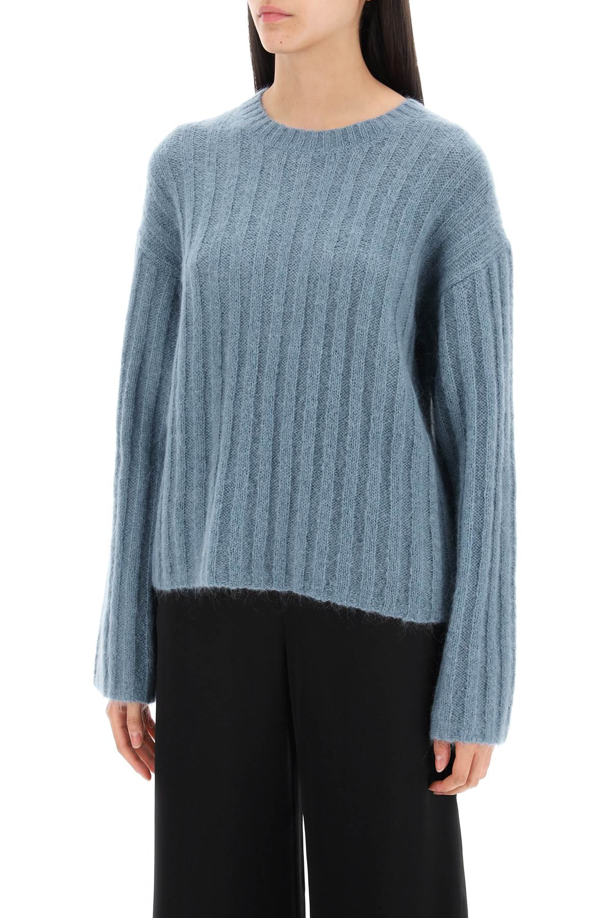 By Malene Birger Ribbed Knit Pullover Sweater