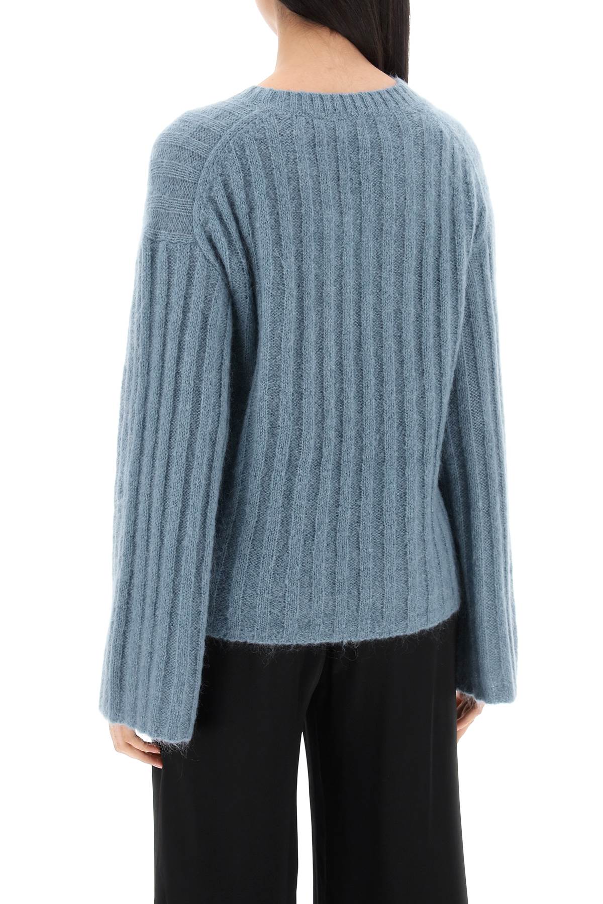 By Malene Birger Ribbed Knit Pullover Sweater