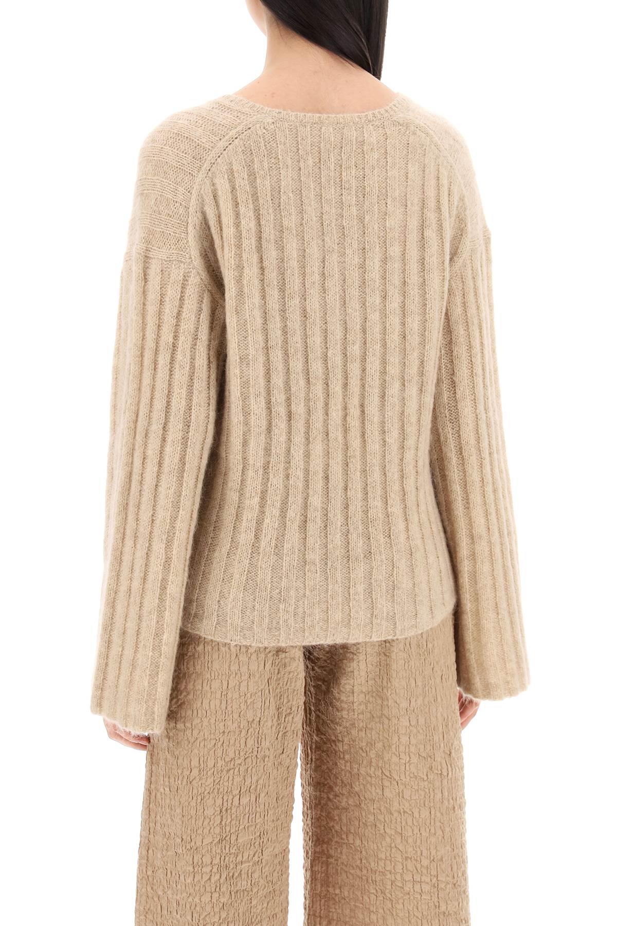 By Malene Birger Cimone Sweater In Flat-Ribbed Knit