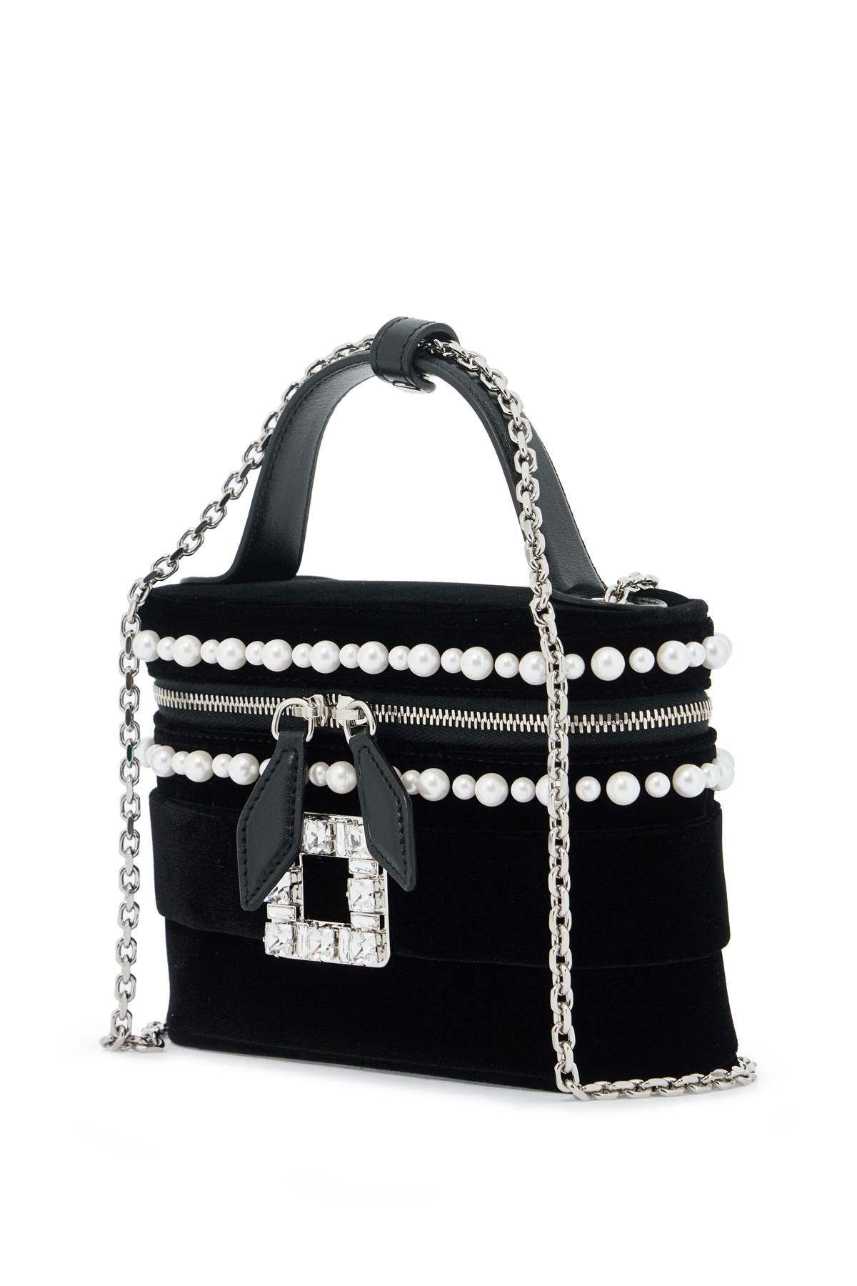 Roger Vivier Micro Vanity Bag With Rhinestone