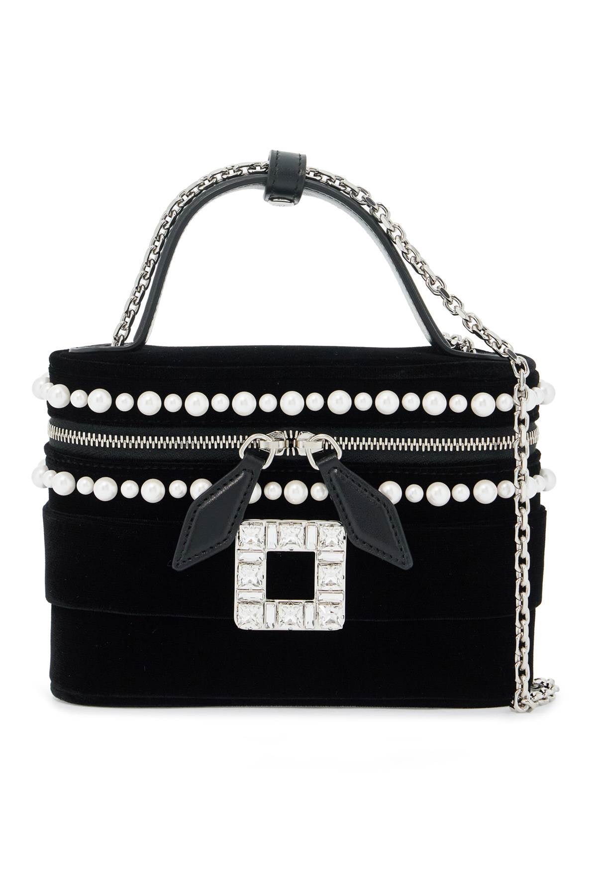 Roger Vivier Micro Vanity Bag With Rhinestone