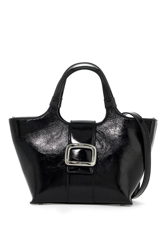 Roger Vivier Mini Viv Chock Tote Bag In Patent