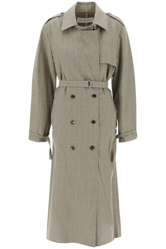 Dries Van Noten Renwick Trench In Prince Of Wales