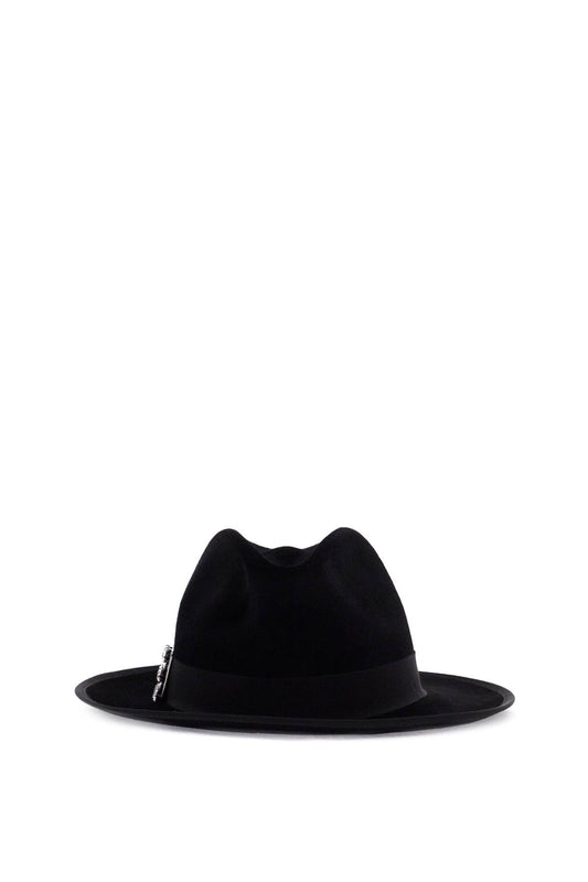 Roger Vivier Felted Wool Fedora Trs Vivier