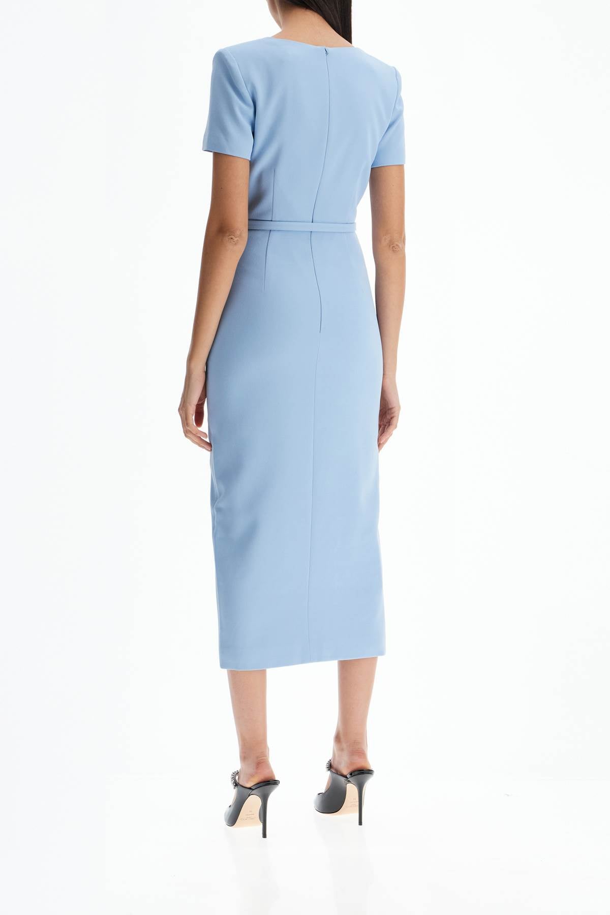 Self Portrait Midi Crpe Dress